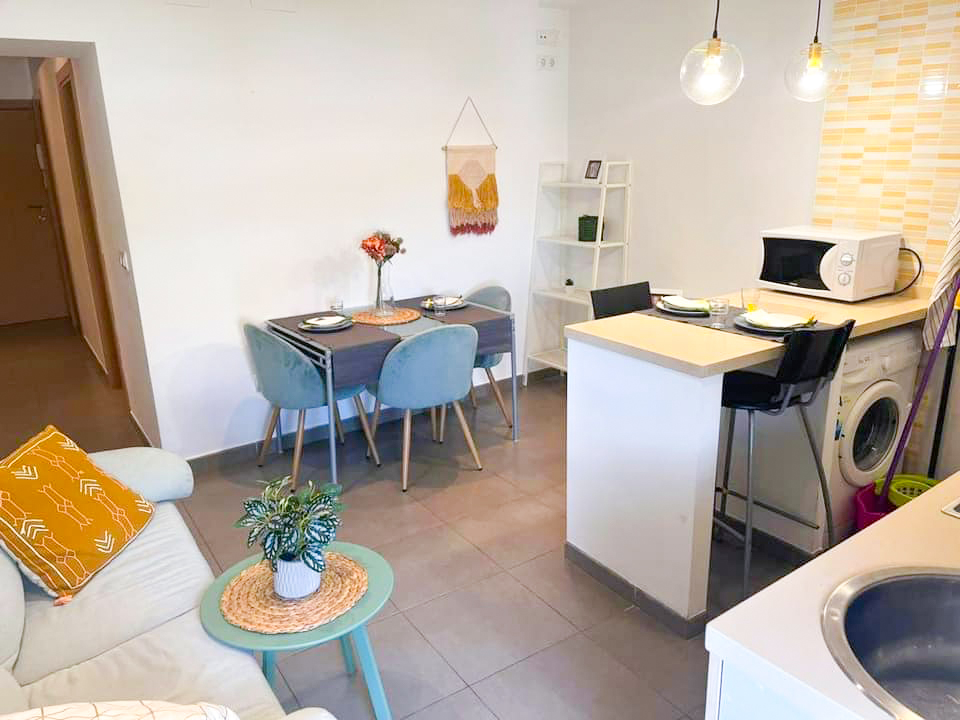 Interior de una vivienda reformada en Alcoy